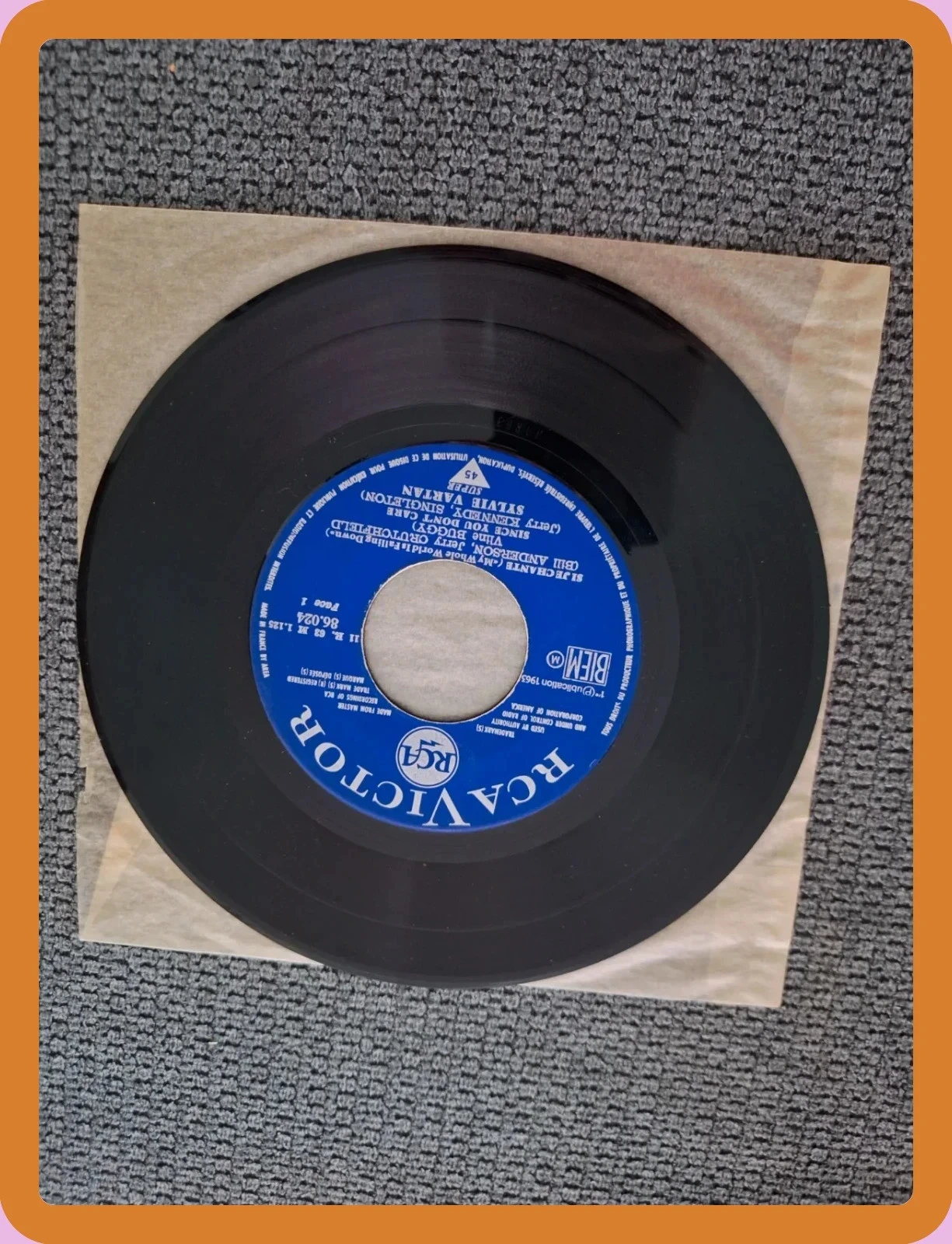 Vinil Super 45 Tours EP - Sylvie Vartan - Sylvie à Nashville - RCA Victor – photo 5